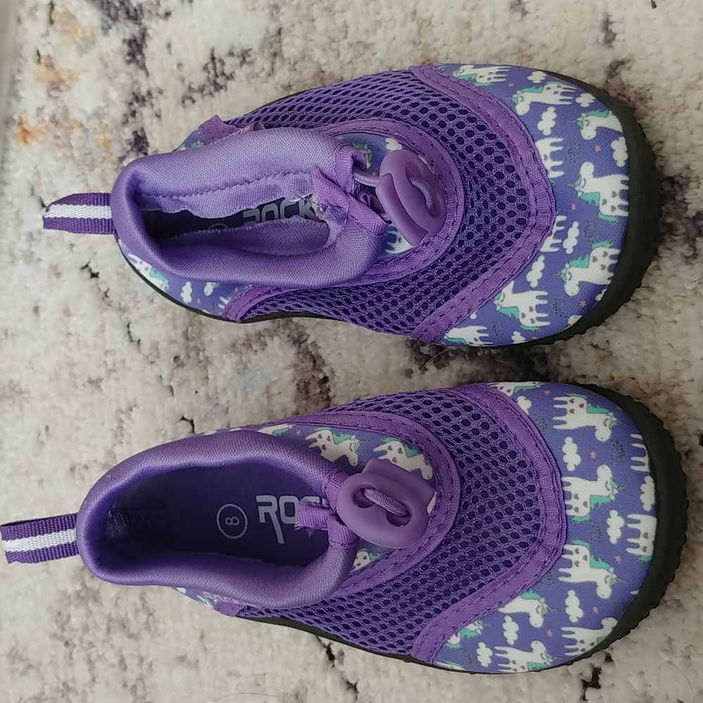 New Rockin Purple w Unicorn print - Never Worn